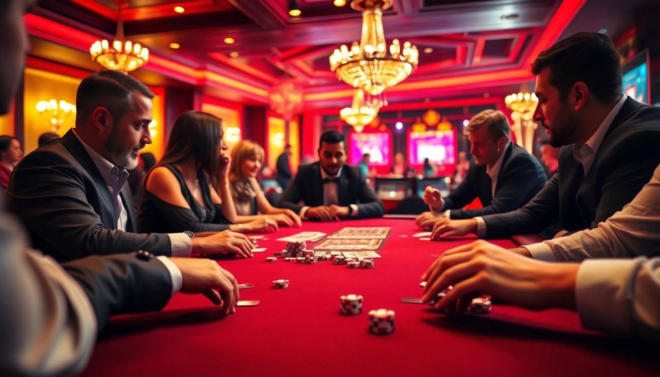 A magyar online kaszinó izgalmas játékélménye és különböző játékosok взаимодействуют за столом.